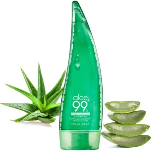 Gel aloe vera. Gel multiuso calmante e hidratante para rostro