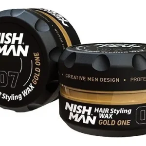 Cera Para Peinar Nishman 07 Gold Wax 150g Vegana