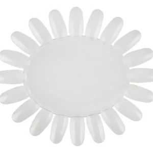 10 Muestrario Tips (uñas) Para Practicar Manicure transparente