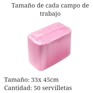Campos De Trabajo Para Uñas O Pestañas 50 Unidades rosado