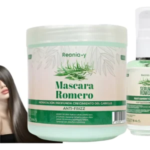 kit Mascara Capilar Y Serum De Romero Fortalecedor Anticaída