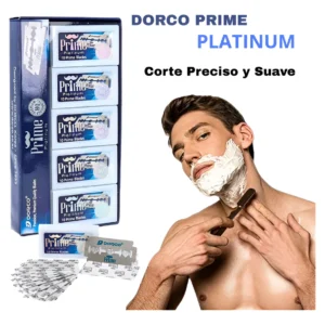 Repuesto Cuchillas Hojillas Dorco Prime Azul Para Afeitar