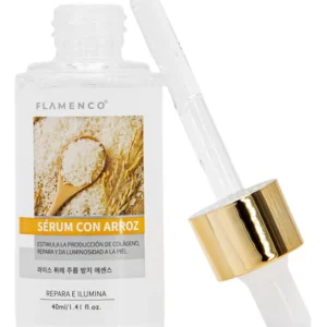 Sérum Facial De Arroz Flamenco Iluminador 40ml Todo Tipo De Piel Día/noche