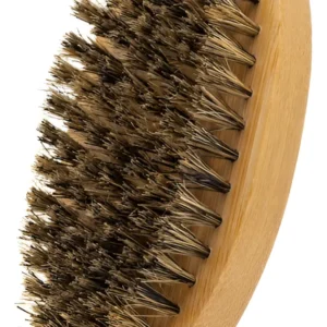 Cepillo De Barba Pulidor Barberia De Madera