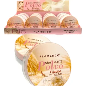 Polvo Suelto Traslúcido Para Fijación Matte 12 Hrs Flamenco