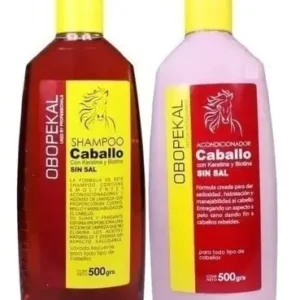 Shampoo Y Acondicionador De Caballo Sin Sal Obopekal