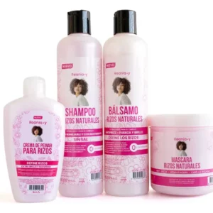 Kit Para Rizos Shampoo Acondicionador Cuidado Cabello Rizado