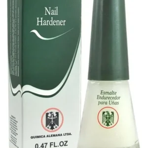 Esmalte endurecedor fortalecedor de uñas Química Alemana color brillo incoloro