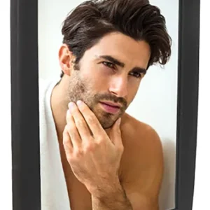 Espejo De Barbería Profesional Con Protección Espuma 40x25cm