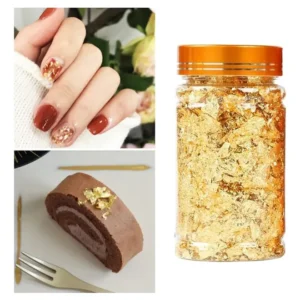 papel oro Escamas En Hoja Oro Papel Resina Epóxica Flake Uñas Foil