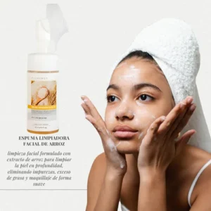 Espuma Limpiadora Suave Hidratante De Arroz Flamenco