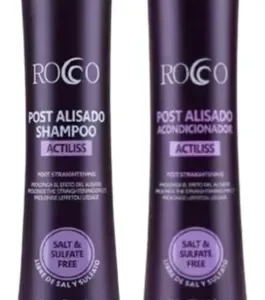 Shampoo Y Acondicionador Post Alisado Con Actiliss 400 Ml