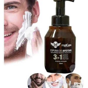 Espuma De Afeitar 3 En 1 Hidrata Suaviza Protege Maxcare