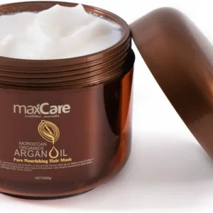 Maxcare Crema De Argán 500ml Para Cuidado Capilar
