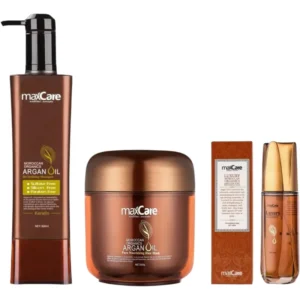 kit Maxcare Shampoo+aceite+crema Argan Oil 500ml
