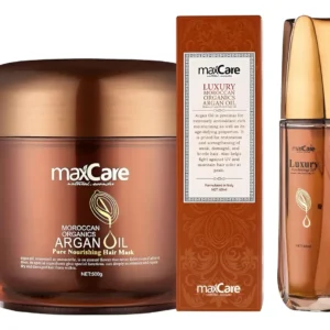 Kit Luxury Argan Oil 60 Ml + Mask Argan Oil 500 Ml Maxcare