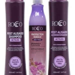Rocco Post Alisado Shampoo Acondicionador Protector
